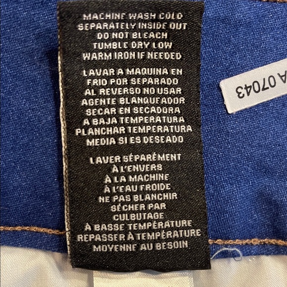 Royalty For Me 14 Royal Blue High Rise Skinny Jeans Stretch 25” - Picture 10 of 11